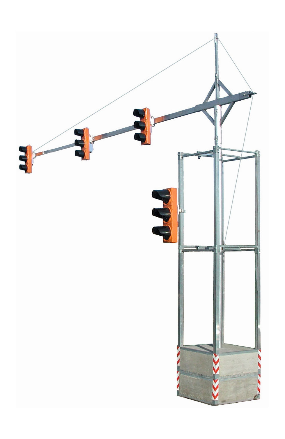 Aluminium-Gittermast mit Ausleger